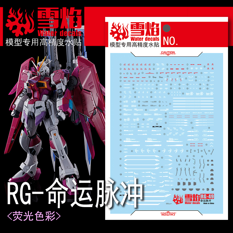 Model Kit Nuke Matrix - スタンド用ウォータースライドステッカー,1/144 rg destinyインフューザーモデル,おもちゃのアクセサリー