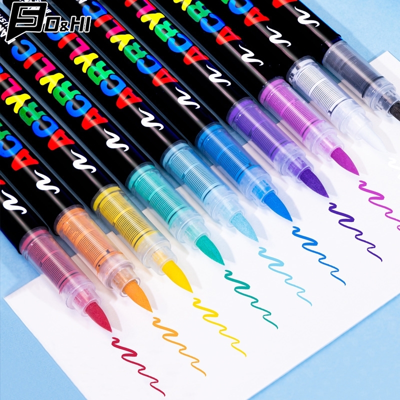 Model Kit Markers - 液体アクリルマーカーペン,ペイントブラシ,ペイント,石,セラミック,ガラス,木材,キャンバス,描画,落書き,着色,1個