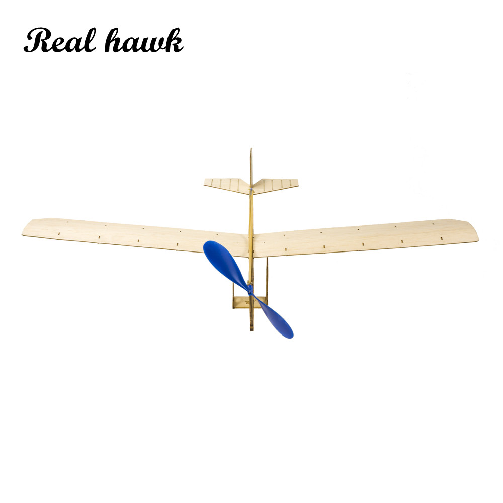 Model Kit Centaur - STEMゴム動力飛行機キット、子供向けDIY木製グライダーおもちゃ、物理学学習用、1920年代ヴィンテージモデル製作プロジェクト