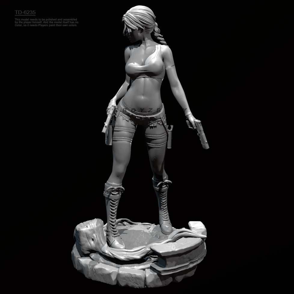 Model Kit Lucario - プリンタープリンター樹脂,組み立て済み,3D印刷,プリンターTD-6235,美容院,50mm, 75mm, 85mm