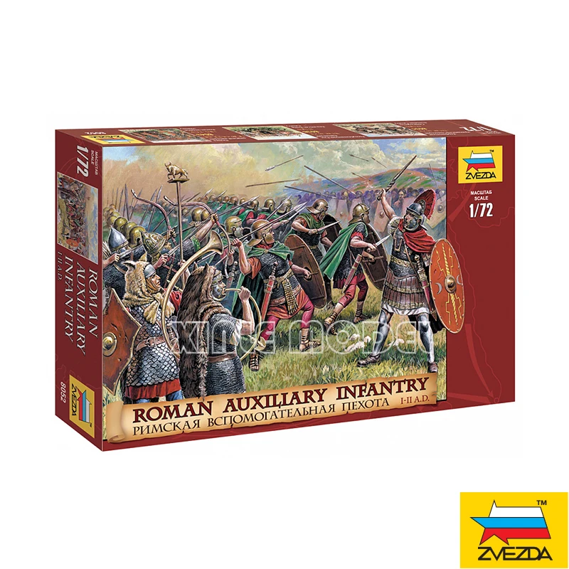 Model Kit Zvezda - ZVEZDA プラスチック組み立てモデルキット 8052 ローマ帝国補助歩兵 1/72