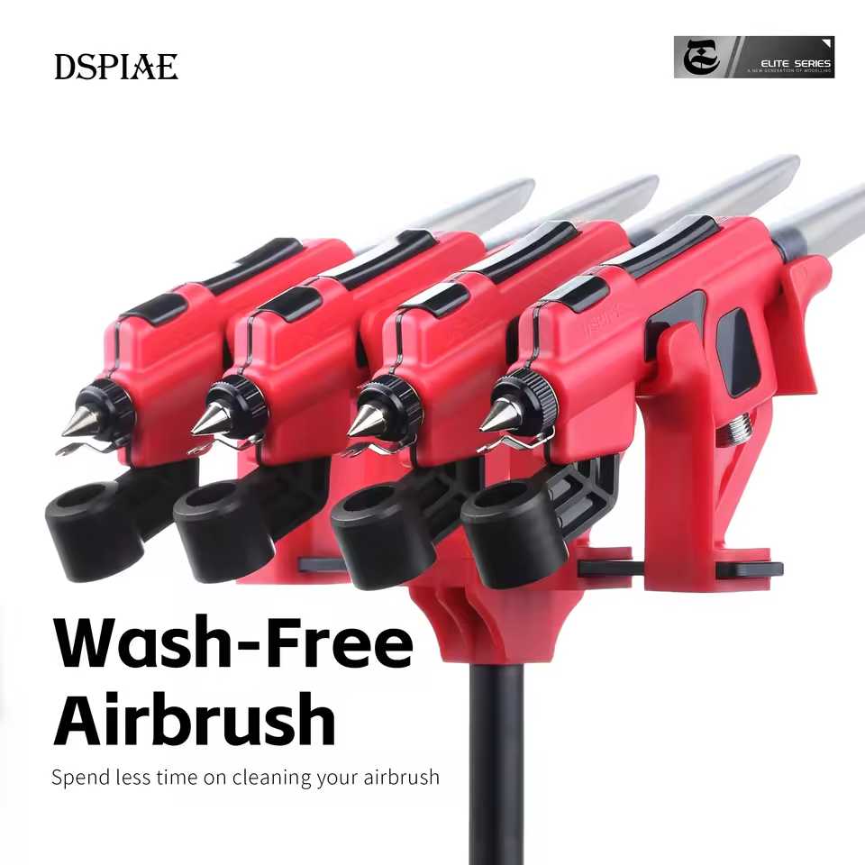 Model Kit Markers - DSPIAE PT-AB ウォッシュフリーエアブラシ マーカーラック付き ガンプラスケールモデル塗装用 簡単スプレー