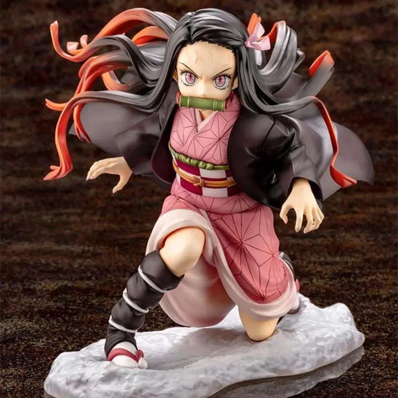 Model Kit Nezha - 竈門禰豆子アクションフィギュアアニメ鬼滅の刃PVCフィギュア鬼滅ノヤイバモデルキット漫画ガレージキットGKおもちゃ装飾品