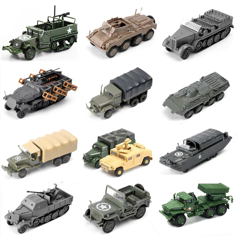 Model Kit Armored Core - 4D 1/72 軍用車両組み立てパズルモデル トラック ハマー サンドテーブル