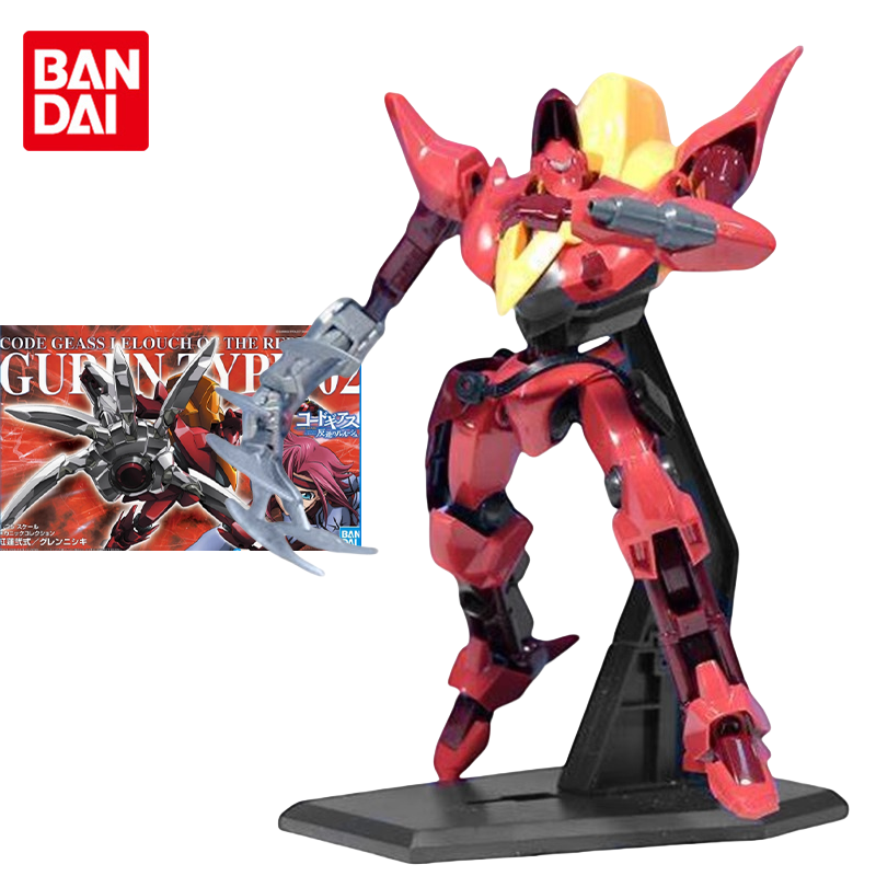 Model Kit Code Geass - バンダイオリジナルアニメアクションフィギュア GUREN TYPOE-02 組立モデルおもちゃグッズモデル装飾品ギフト子供のための