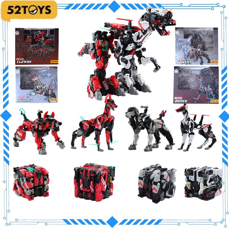 Model Kit Mecha - 52TOYS オリジナル ビーストボックスシリーズ BB-51-A ロアリングアニメ 可動・変形可能