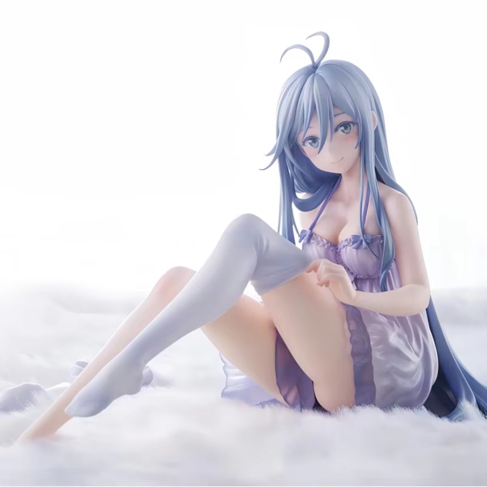 Model Kit Eighty Six - 10 センチメートル 86-エイティシックス ヴラディレナ·ミリゼ パジャマ着用 アニメガールフィギュアモデル像コレクションデスクトップ装飾装飾品おもちゃギフト