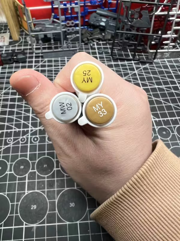 Model Kit Markers - DOLOHA ドロハ アクリルマーカーペン モデル ダイレクトリキッド ソフトヘッド