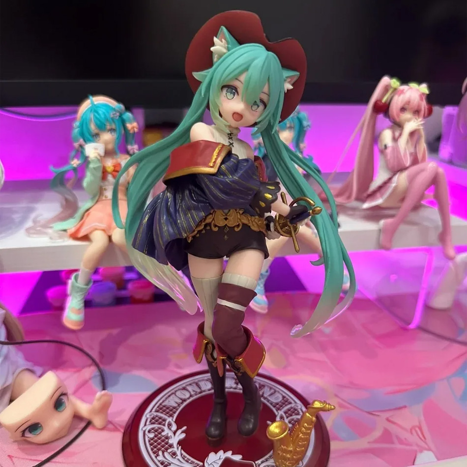 Model Kit Hatsune Miku - 初音ミク デスクトップ キュート アクションフィギュア テイル ワンダーランド