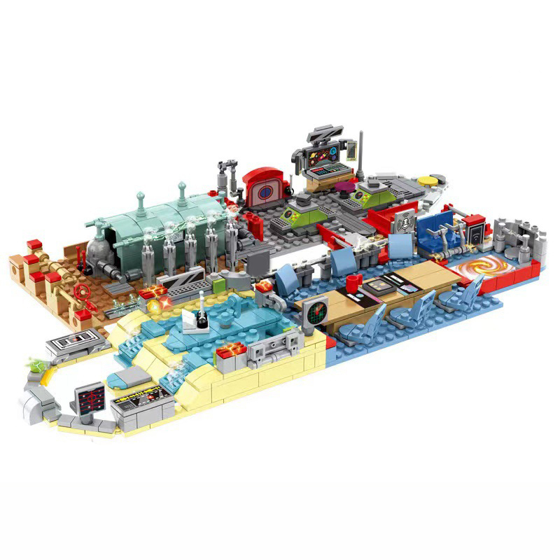 Model Kit Expert - 子供のためのスペースファイティングベースのエイリアンゲーム,ユニセックスのビルディングブロックドール,子供のためのギフト