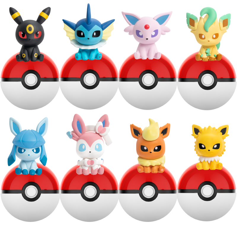Model Kit Umbreon - ポケモンアニメブラインドボックスモンスターボールアクションフィギュアシルベストンアンブレオンミニ人形 FUNISM オリジナル本物のモデル飾りおもちゃギフト