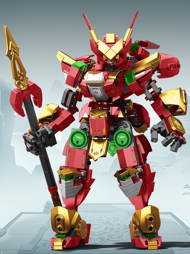 センボブロック ネザ戦士メカ 組み立てブロック 510ピース - Model Kit Nezha のレビューと価格