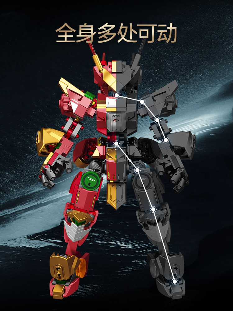 センボブロック ネザ戦士メカ 組み立てブロック 510ピース - Model Kit Nezha のレビューと価格