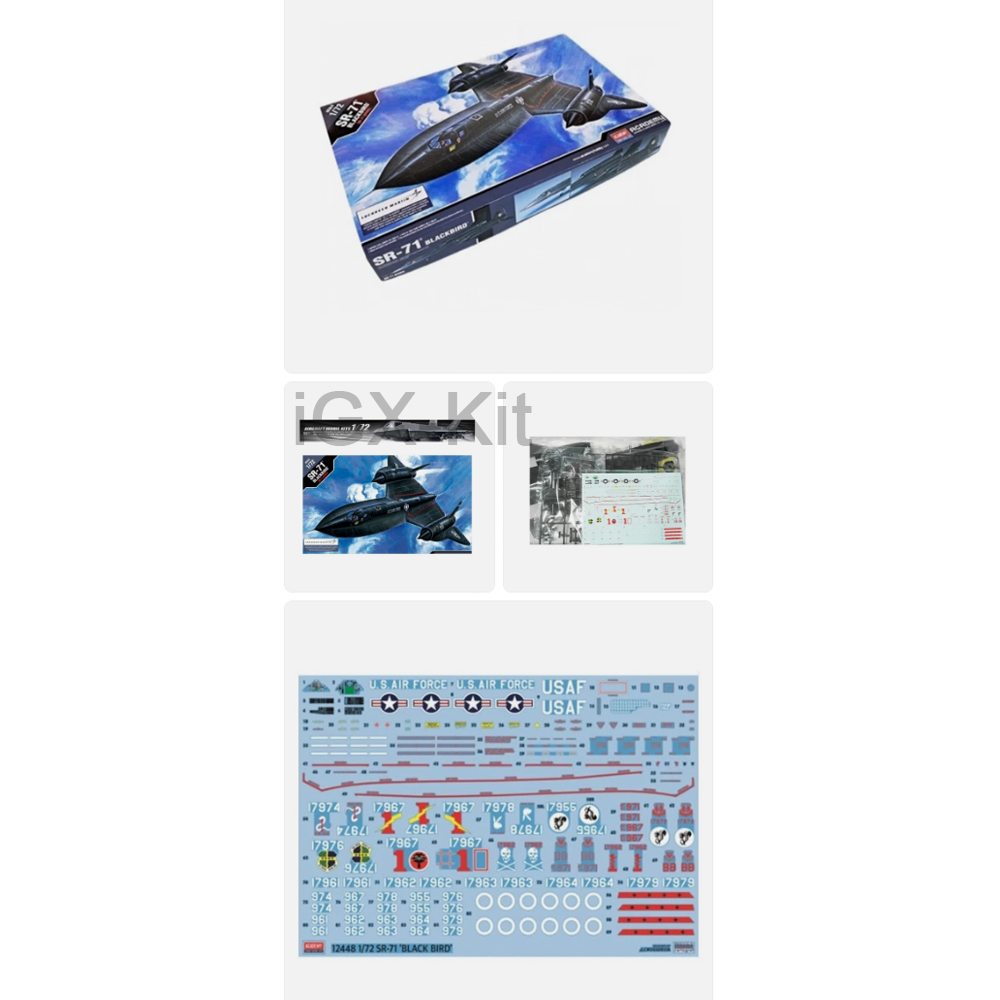 アカデミー 12448 1/72 スケール US SR-71 - Model Kit Academy のレビューと価格