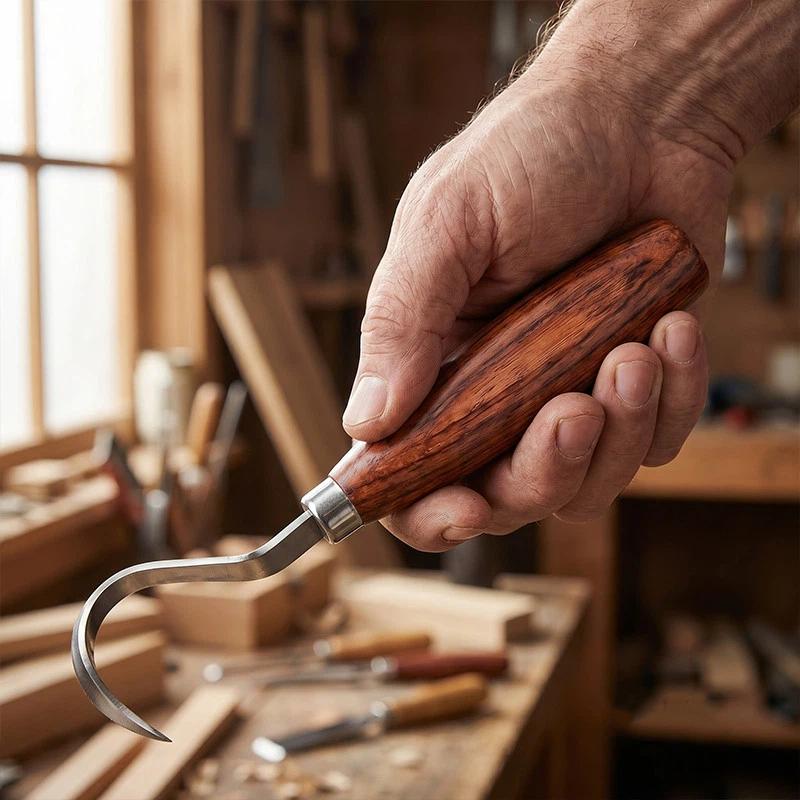 1 個の木彫りナイフシャープステンレス鋼の刃人間工学に基づい - Hobby Knife Blade のレビューと価格