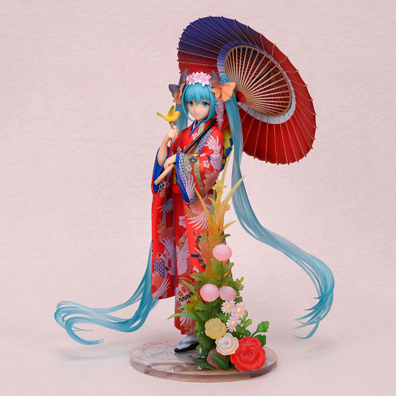 フジチョコ 初音ミク 花柄着物フィギュア - Model Kit Hatsune Miku のレビューと価格