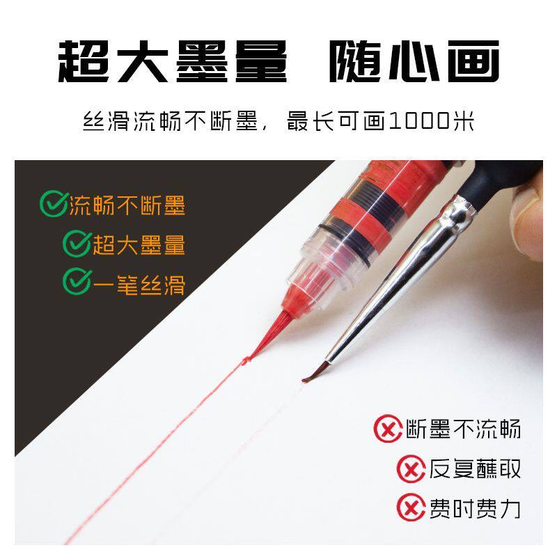 アクリル顔料フックラインマーカーペンメカフィギュアモデル塗装 - Model Kit Markers のレビューと価格