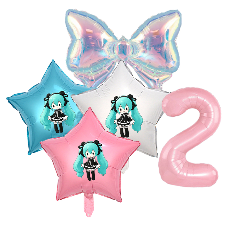 バーチャルアイドル初音ミクプリントラテックスバルーンキット、 - Model Kit Hatsune Miku のレビューと価格