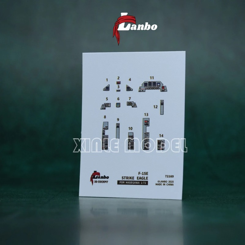 ランボモデルズ 3Dカラーコックピットインストルメント 72 - Model Kit Hasegawa のレビューと価格