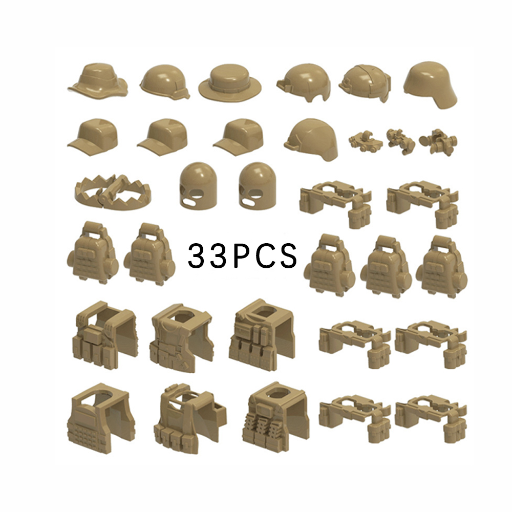 ミニ兵士フィギュア付きミリタリービルディングブロック、特殊部 - Model Kit Armored Core のレビューと価格