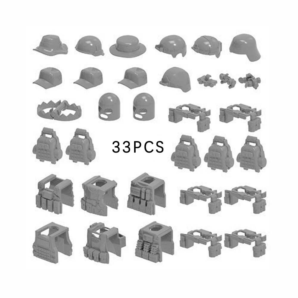 ミニ兵士フィギュア付きミリタリービルディングブロック、特殊部 - Model Kit Armored Core のレビューと価格