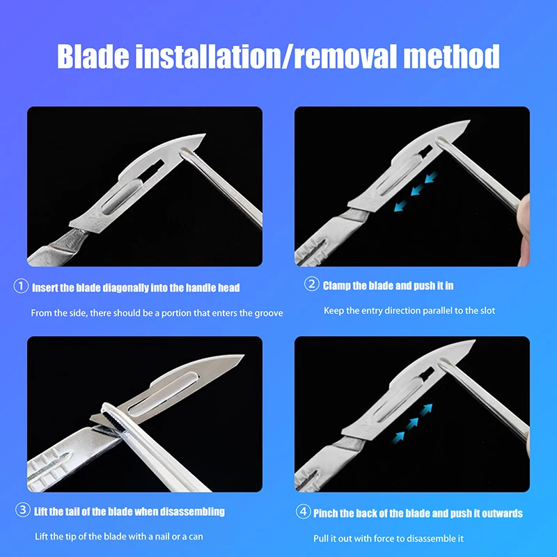 ユーティリティ医療用外科ナイフ交換用ブレードハンドル（スケー - Hobby Knife Blade のレビューと価格
