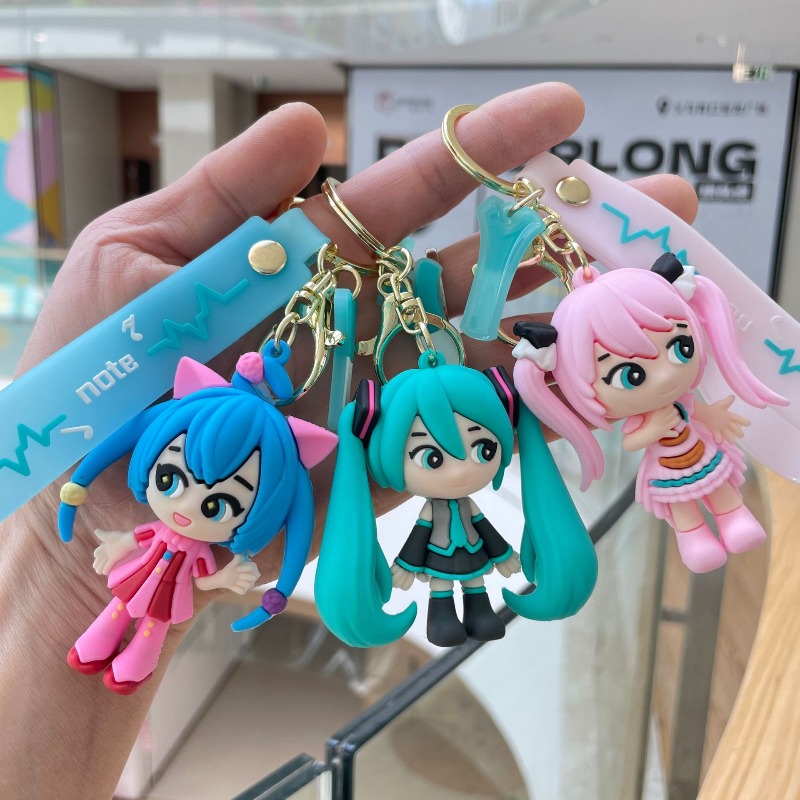 初音ミクキーホルダー新しいクリエイティブ漫画とかわいいファッ - Model Kit Cars のレビューと価格