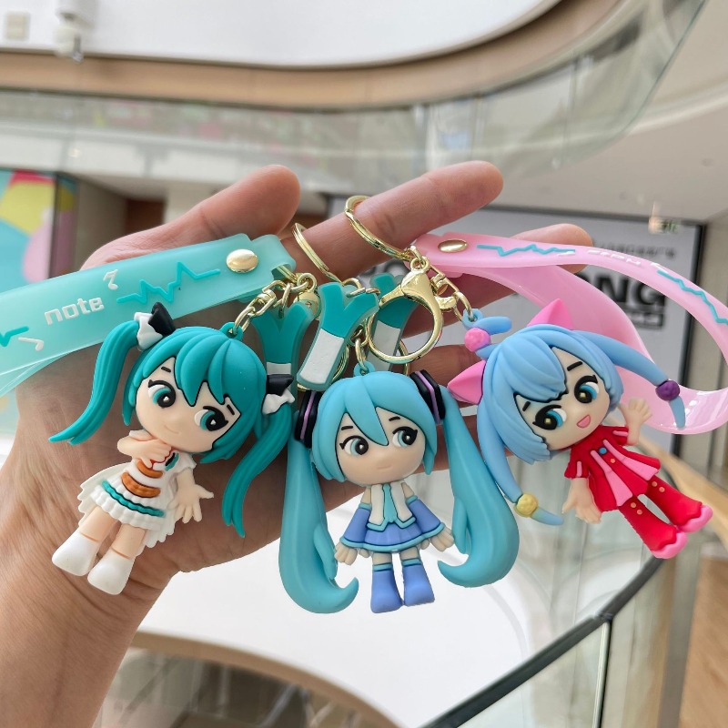 初音ミクキーホルダー新しいクリエイティブ漫画とかわいいファッ - Model Kit Cars のレビューと価格
