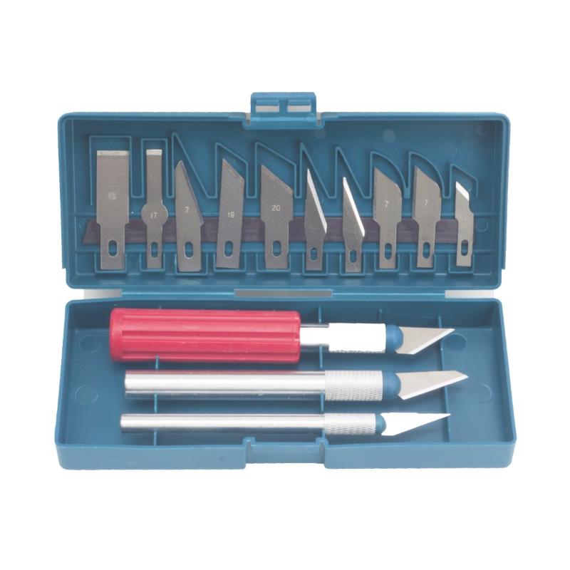 13ピース多機能カッター彫刻クラフトナイフセット、収納ケース - Hobby Knife Blade のレビューと価格
