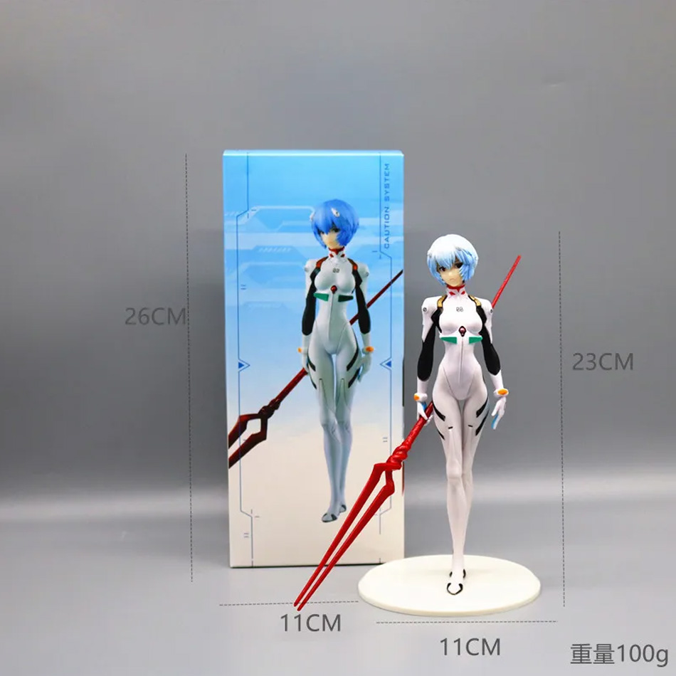 23 センチメートル綾波レイアクションフィギュア長弓の槍付き - Model Kit Evangelion Bandai のレビューと価格