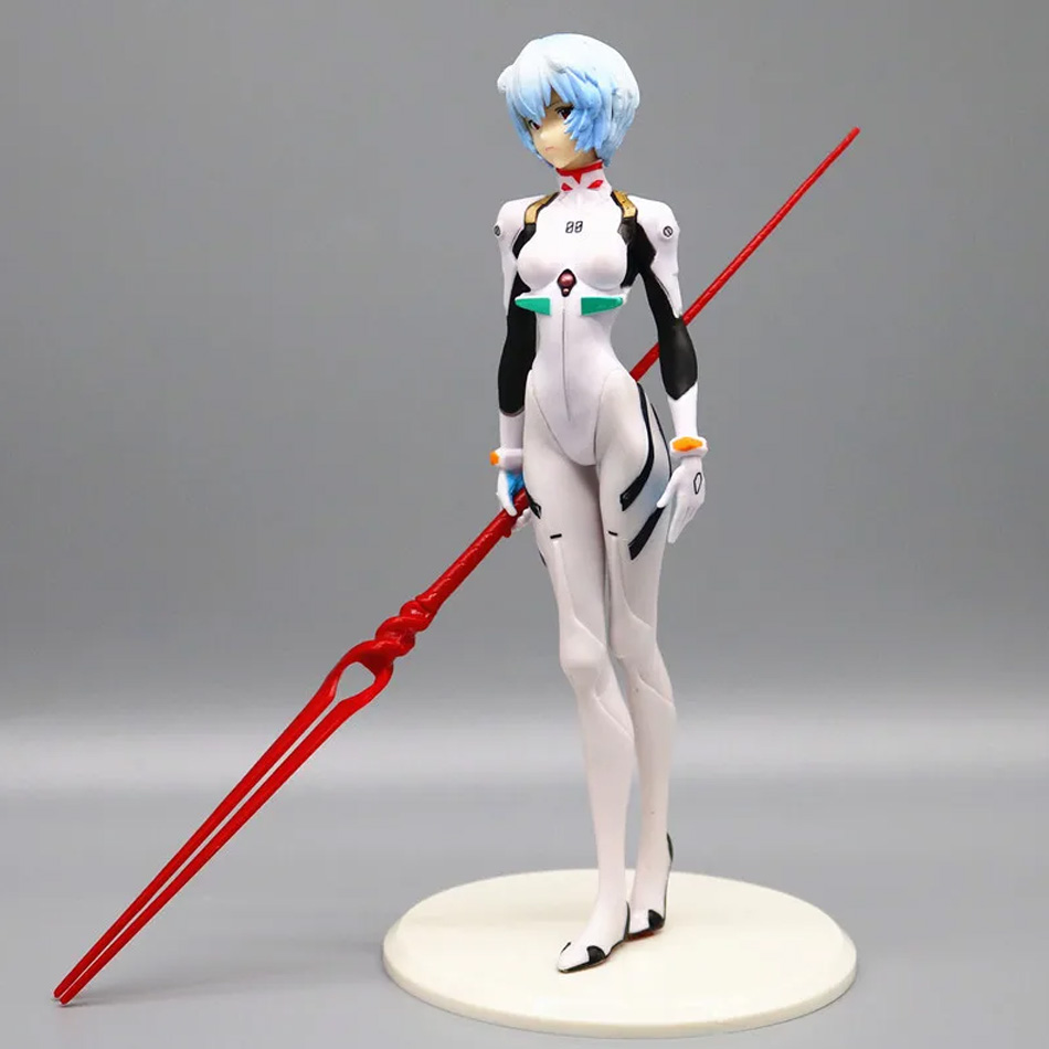 23 センチメートル綾波レイアクションフィギュア長弓の槍付き - Model Kit Evangelion Bandai のレビューと価格