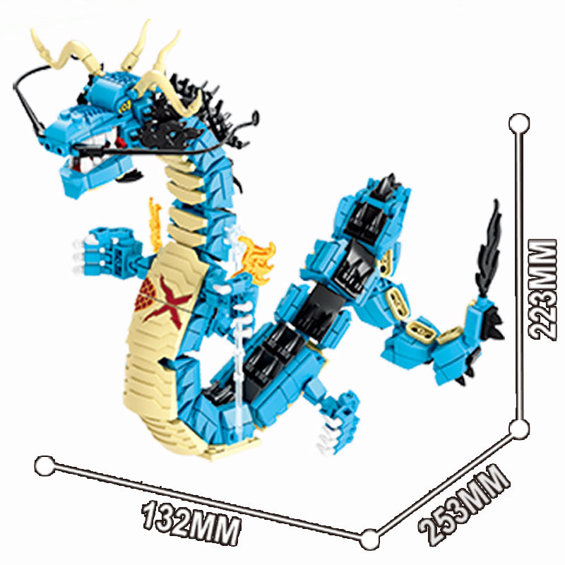 8in1 ワンピースビルディングブロックブルードラゴンカイド - Model Kit Centaur のレビューと価格