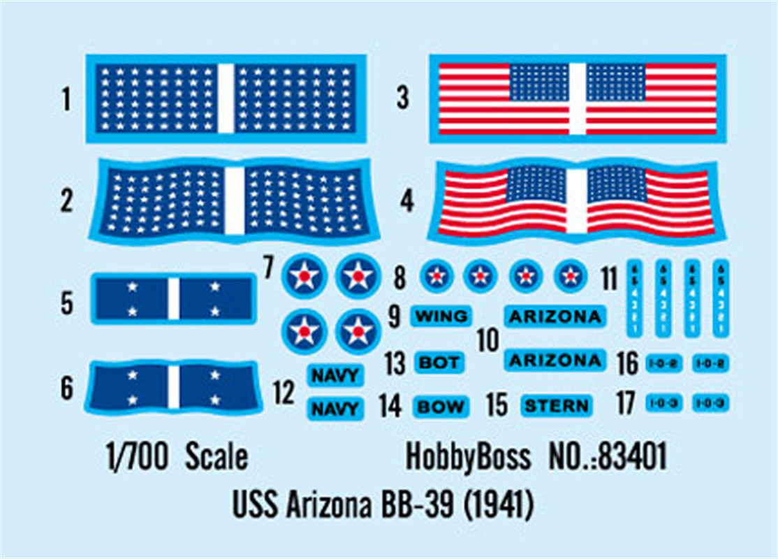 Hobbybossミリタリープラスチックアセンブリモデルキッ - Model Kit Uss Arizona のレビューと価格