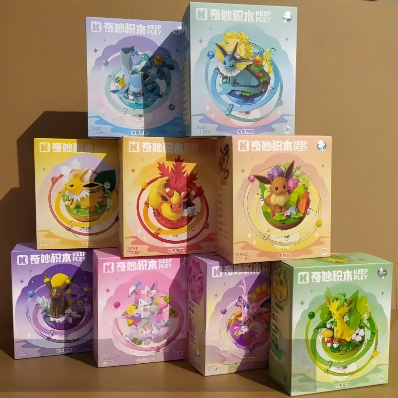 Keeppley ポケモン イーブイ進化セット シルベオン  - Model Kit Umbreon のレビューと価格