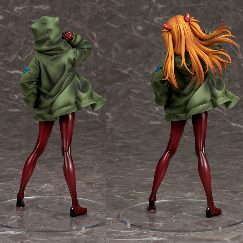 (在庫あり) (W_5250) 1/7 アスカ フーディーV - Model Kit Evangelion Bandai のレビューと価格