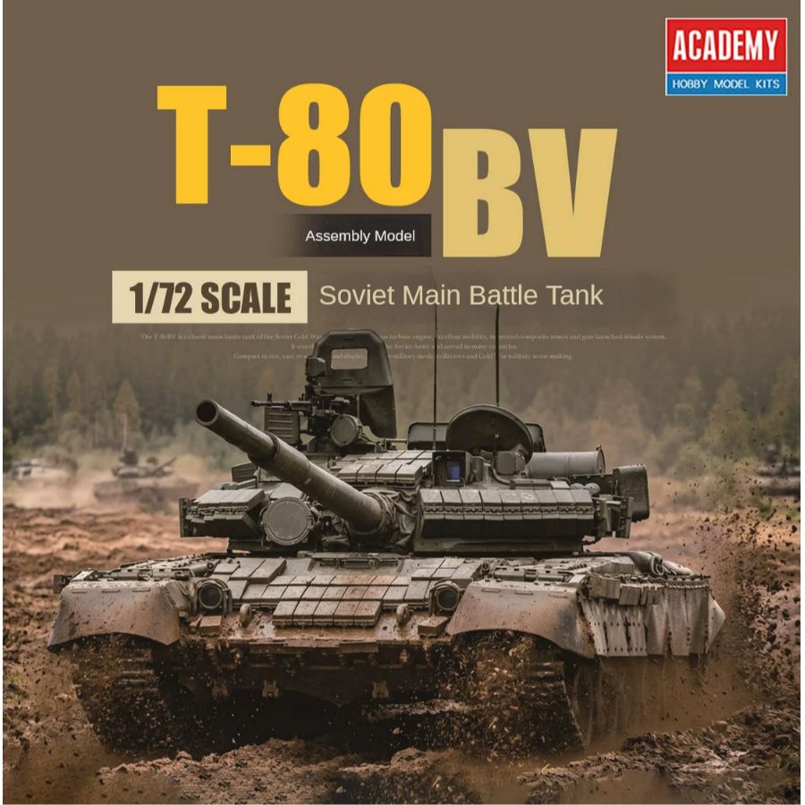 AC13434 アカデミー 1/72 T-80BV ソビエト - Model Kit Academy のレビューと価格